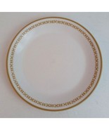 Vintage 1960&#39;s Syracuse China Honey Comb Gold Trim 7.5&quot;  Plate - $14.54