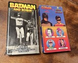 BATMAN and ROBIN VHS Bundle - Volume 1 And SUPER VILLAINS Robert Lowery TV - $7.19