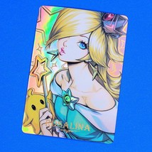 Super Mario Galaxy Rosalina Rainbow Foil Holographic Character Figure Art Card - £11.90 GBP