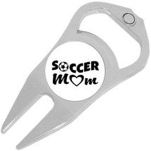 Soccer Mom Heart Golf Ball Marker Divot Repair Tool Bottle Opener - $11.76