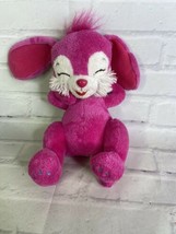 Galerie Smiling Eyes Closed Plush Pink Bunny Rabbit Stuffed Animal Soft Toy - £35.48 GBP