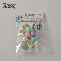 GIKZAUSING Colorful Plastic cake decorations for Birthday Party Dessert ... - $5.22