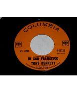 Tony Bennett I Left My Heart In San Francisco Once Upon A Time 45 Rpm Re... - $239.05 MXN
