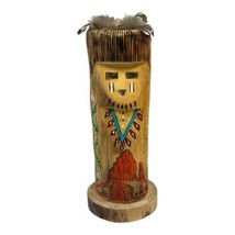 Hopi Indian Hand Carved Warrior Shalako Kachina Dancer by T Bryan Artist Signed - £294.29 GBP
