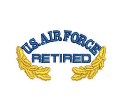 US AIR FORCE Retired with Oak leaves Embroidered Polo Shirt Embroidered ... - $29.95+