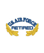US AIR FORCE Retired with Oak leaves Embroidered Polo Shirt Embroidered ... - $569.27 MXN+