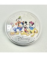 Disney Classic Silver Plated Proof Coin Mickey And Friends Bradford Exch... - £16.91 GBP