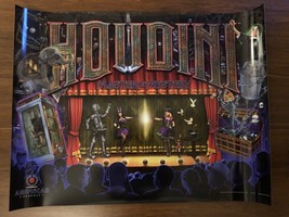 Houdini American Pinball Game Translite Sign 20x27 - $92.99