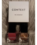 NEW CONTEXT Nail Polish Lacquer Set in DON&#39;T CRY (Red) &amp; ROCKET QUEEN (G... - £9.34 GBP