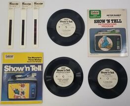 N) Lot of Vintage Gabriel Show 'N Tell PictureSound Program Records &amp; Fi... - $7.91