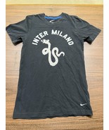 Inter Milan “Inter Milano” Men’s Black Nike Soccer Shirt - Small - £11.00 GBP