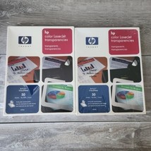 Lot of 2 packs HP Color LaserJet Transparencies  C2934A  8.5 x 11 - £17.12 GBP