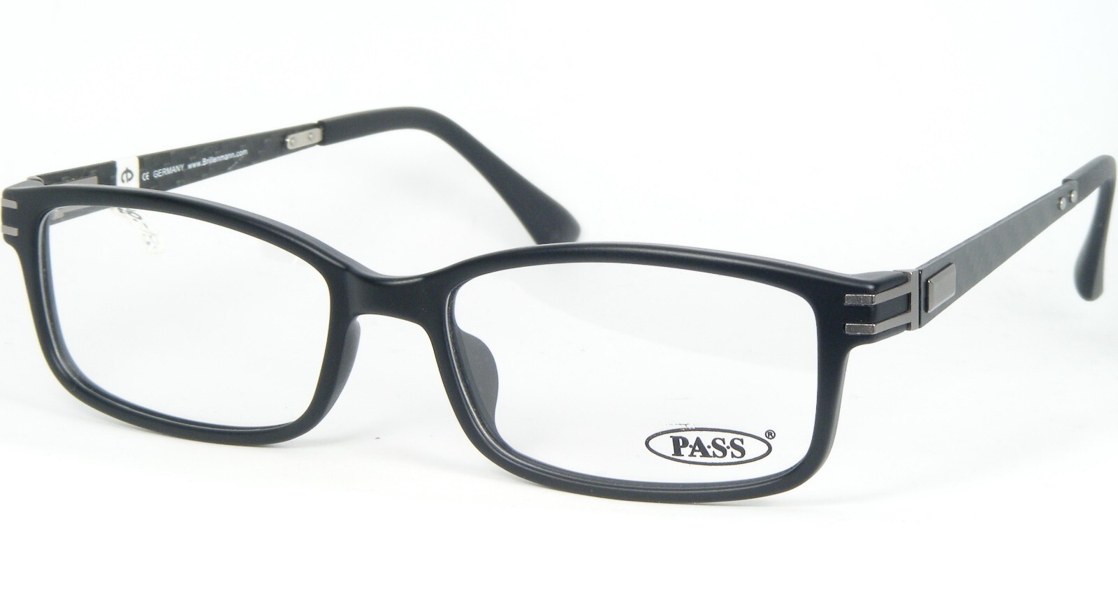 Neue Pass P387 439 Matt Schwarze Brille Brillenrahmen 53-18-140mm Deutsc... - $99.64