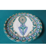 Original Middle Eastern  Pottery Bowl Center Piece Platter Signed 12&quot; rare - €165,49 EUR