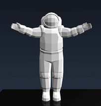 Astronaut PaperCraft, 3D paper model, paper craft, home decor, digital file plan - £6.24 GBP