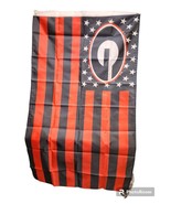 Georgia University Bulldogs Flag American Flag Black And Red 3x5 One Sided - £7.04 GBP