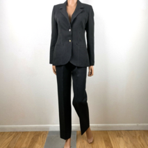Vtg 90s Separate Thoughts by Nardis Black Pin-Striped 3 Piece Suit Career Size 8 - £58.40 GBP