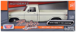 1979 Ford F-150 Pickup Truck White 1/24 Diecast Car Motormax - £29.00 GBP