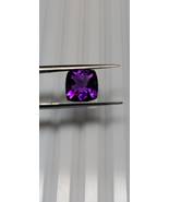 09x09mm Natural Amethyst Cushion Checker Cut Pair 6.00 Cts African Top D... - £31.57 GBP