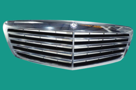10-2013 mercedes w221 s400 s550 front hood radiator grill grille 2218800483 oem - £168.17 GBP