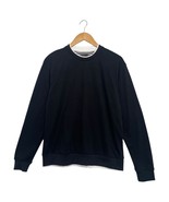 New Denim And Flower Sweatshirt Mens Medium Black Crew Neck Basic Classi... - $47.37 CAD
