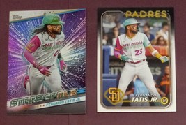 2024 Topps Fernando Tatis Jr. 2 Card Lot San Diego Padres - $2.50