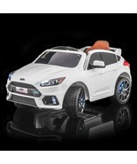 SUPERtrax® Licensed Ford Focus® RS Kids Ride on Car - Frozen White - £316.05 GBP