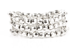 Paparazzi Magnetically Maven Silver Bracelet - New - £3.59 GBP