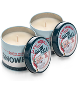 Snow Fall Christmas Tea Light Candles for Holidays &amp; Gifts, Authentic Wi... - $42.25 CAD