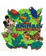 Disney&#39;s Animal Kingdom fridge magnet Mickey Mouse jungle tiger parrot frog - £6.94 GBP