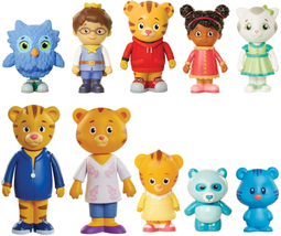 10 Pack Friends &amp; Family Figure Set  Tigey &amp; Exclusive Figure Dad &amp; Mom Tiger - £23.26 GBP