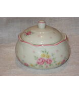 VTG Vanity Trinket Dish w/Lid-Floral-Porcelain-Japan-1950&#39;s - €9,44 EUR