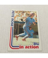 1982 Topps Philadelphia Phillies Pete Rose In Action Card #781 - $5.60 CAD