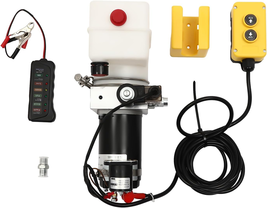 Electric Hydraulic Pump, 12V DC Hydraulic Power Unit 1.58Qt Dump Trailer... - $296.29