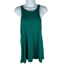 Z Supply Womens Racerback Tank Top Teal Size XS Polyester Rayon Blend - $23.13