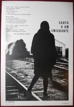 ORIGINAL Poster Portugal Immigrant Ruy De Moura Guedes Lyrics Gageiro Si... - $99.44