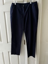 Tommy Hilfiger Navy Blue“Rome” Chino Cotton Pants 6 NWT - £22.50 GBP