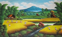 Rice Fields and Mountains: A Rural Landscape - £199.83 GBP