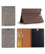 Leather magnetic Case Wallet Cover Flip Samsung Galaxy Tab A3 4 S S2 S3 ... - £83.34 GBP