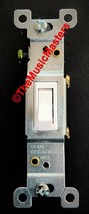 White Electric Toggle On/Off Power WALL LIGHT SWITCH Residential Replace... - $8.45