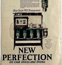 1924 Perfection Oil Cook Stove Oven Advertisement Industrial Ephemera April - £13.15 GBP