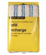 2-Pack Multipurpose Microfibre Mop Refill 16 X 5.5 Inches Flat - $9.04