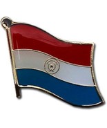 AES Wholesale Pack of 12 Paraguay Country Flag Bike Hat Cap lapel Pin - $44.94 CAD