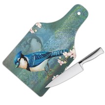 Blue Jay : Gift Cutting Board Bird Lover Cute Decor Birdism Bird Watcher - £23.31 GBP