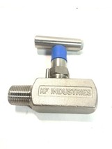 KF Industries Needle Valve 1/2 NPT Female To Male 6000 Psi 304 Stainless... - $53.00