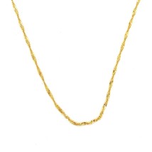 10k Yellow Gold Loose Rope 1mm 1.6g 30 inch - £114.13 GBP