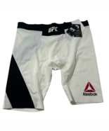 NWT UFC Reebok Size 2xl Octagon Vale Tudo Shorts w/DRAWSTRING Chalk S14R - $1,172.72 MXN