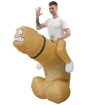 Fun Inflatable Big Willy Costume Outfit Suit Halloween or Stag Hen Party - $709.91 MXN