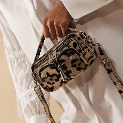 New Leopard Crossbody Bags For Women Luxury Handbags Designer Ladies Han... - $54.74