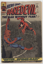 Daredevil 16 Marvel 1966 FR Spider-Man John Romita Stan Lee - $69.30